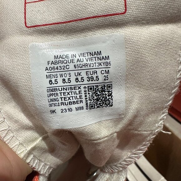 Converse Chuck 70 Plus Hi Top Platform Sz 8.5 Women Shoes Orange Sneaker A06432C - Picture 12 of 12